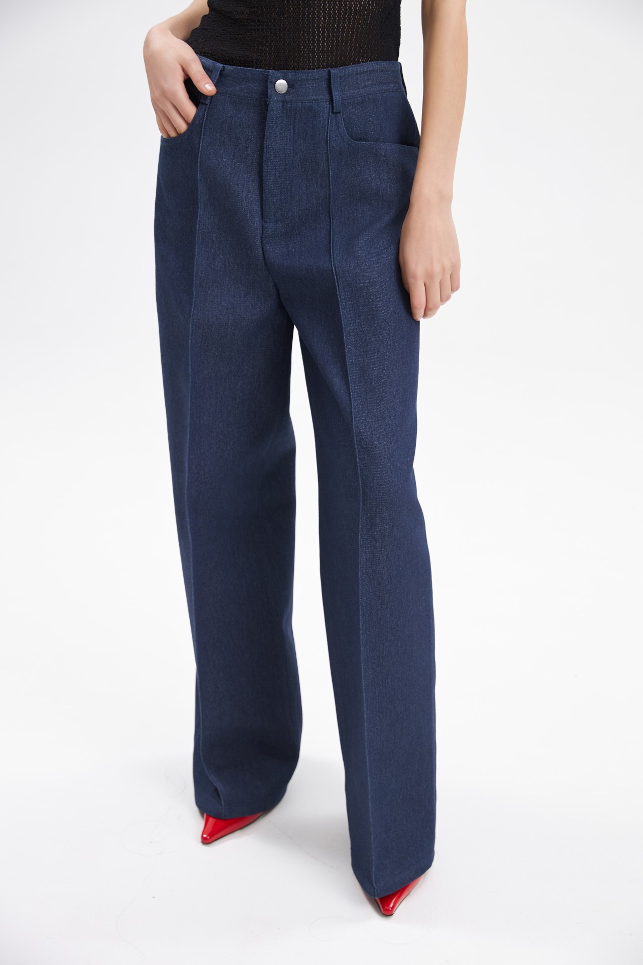 CLASSIC DENIM TROUSERS, BLUE