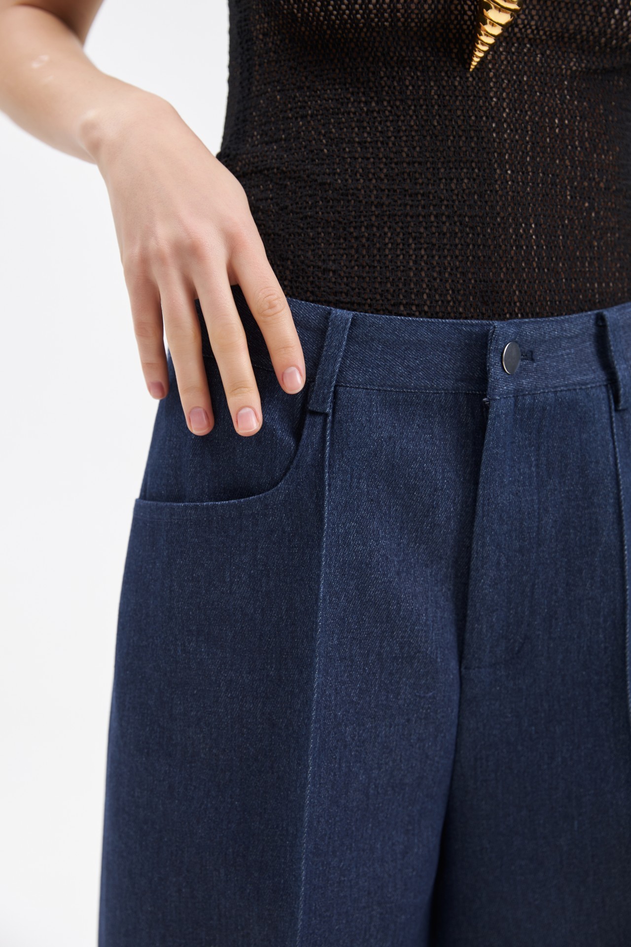 CLASSIC DENIM TROUSERS, BLUE