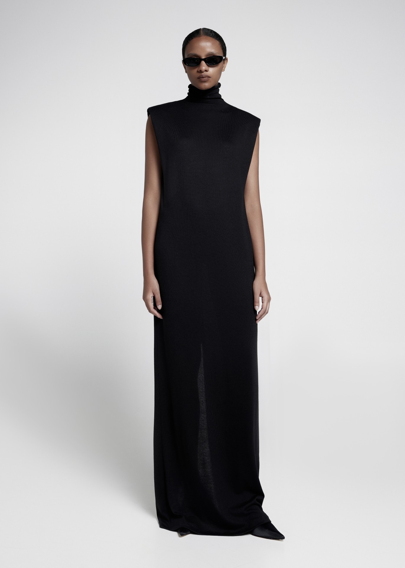 DESSY DRESS, BLACK JERSEY