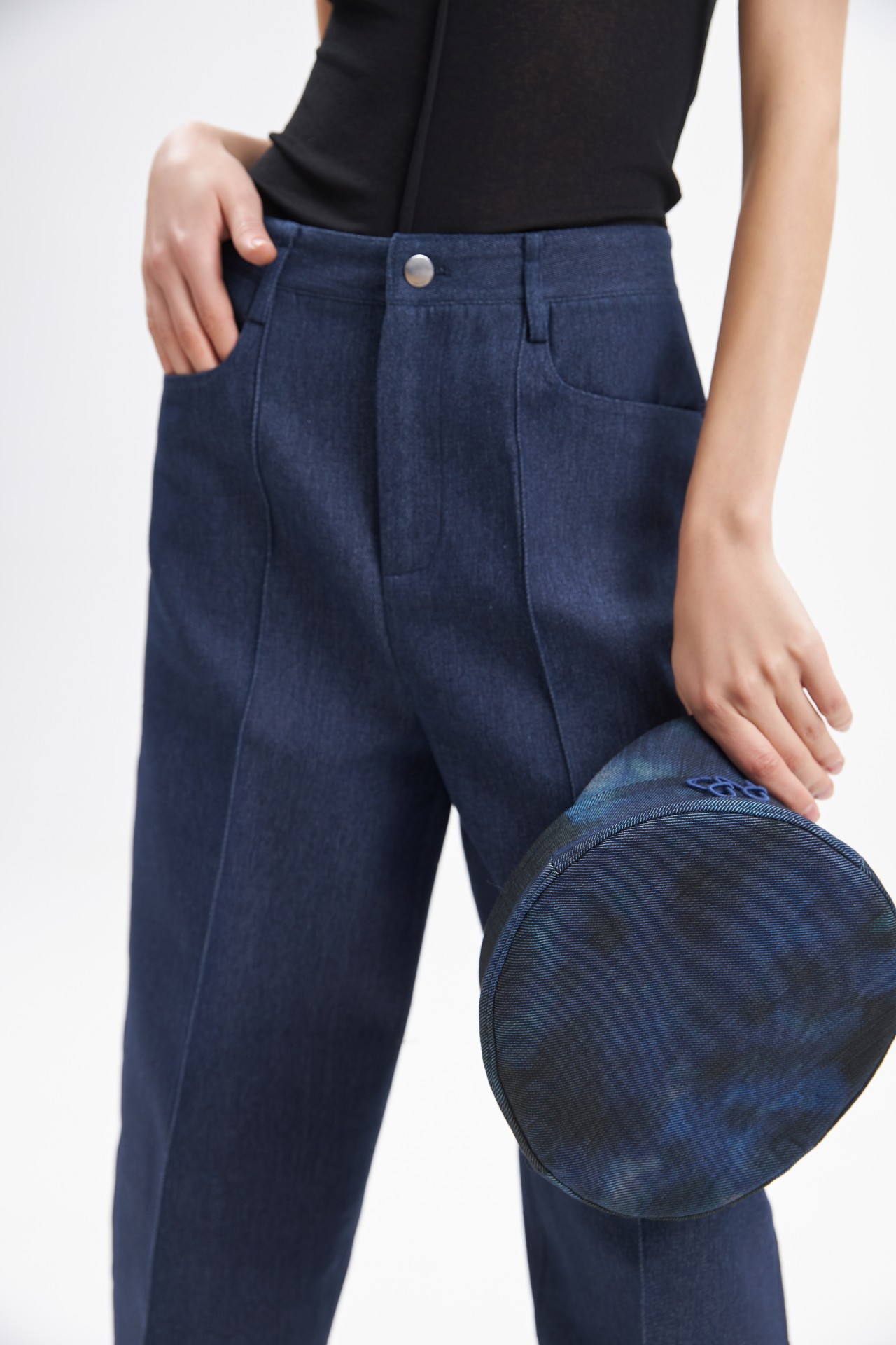 ELI DENIM TROUSERS, BLUE