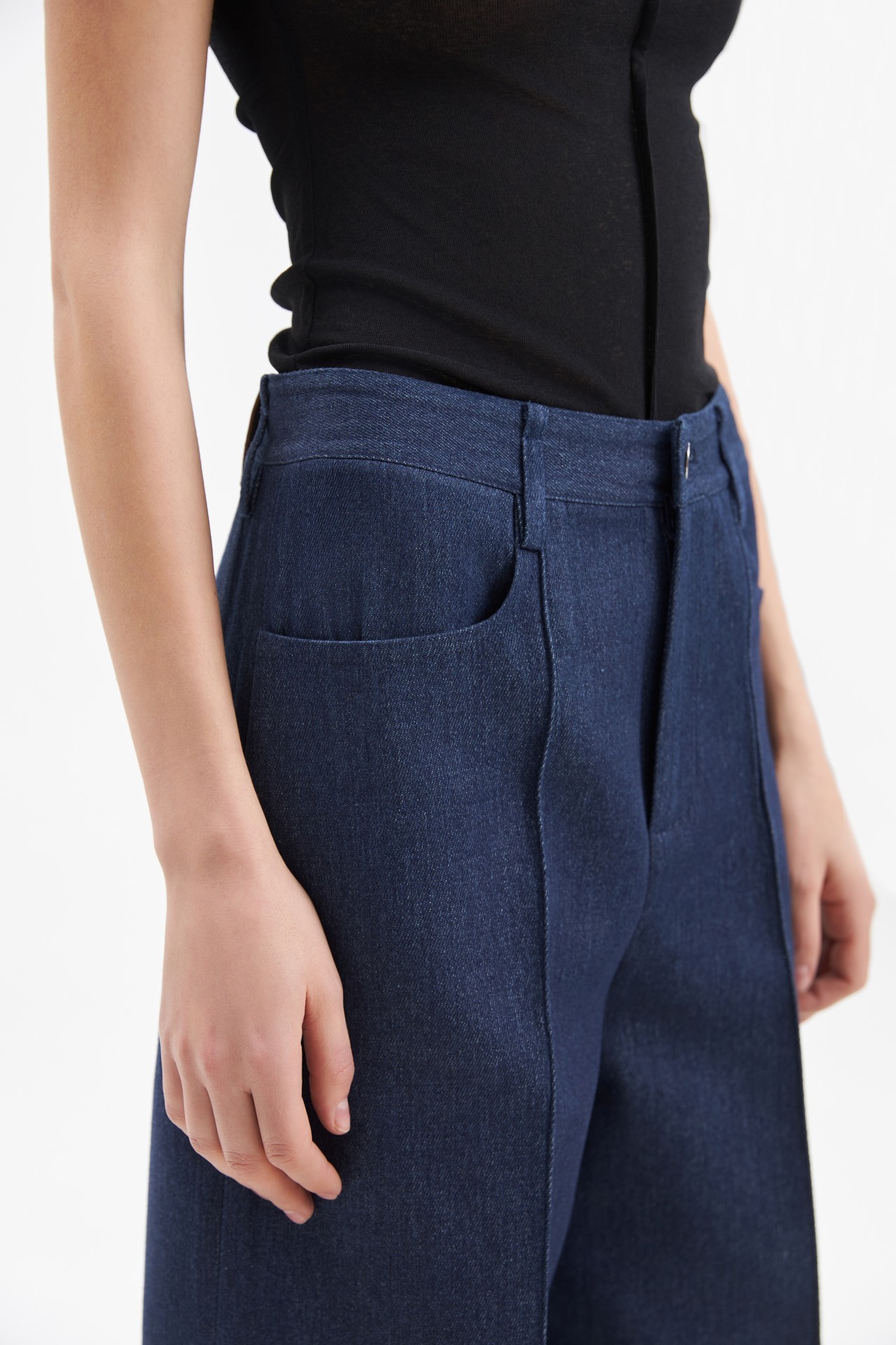 ELI DENIM TROUSERS, BLUE