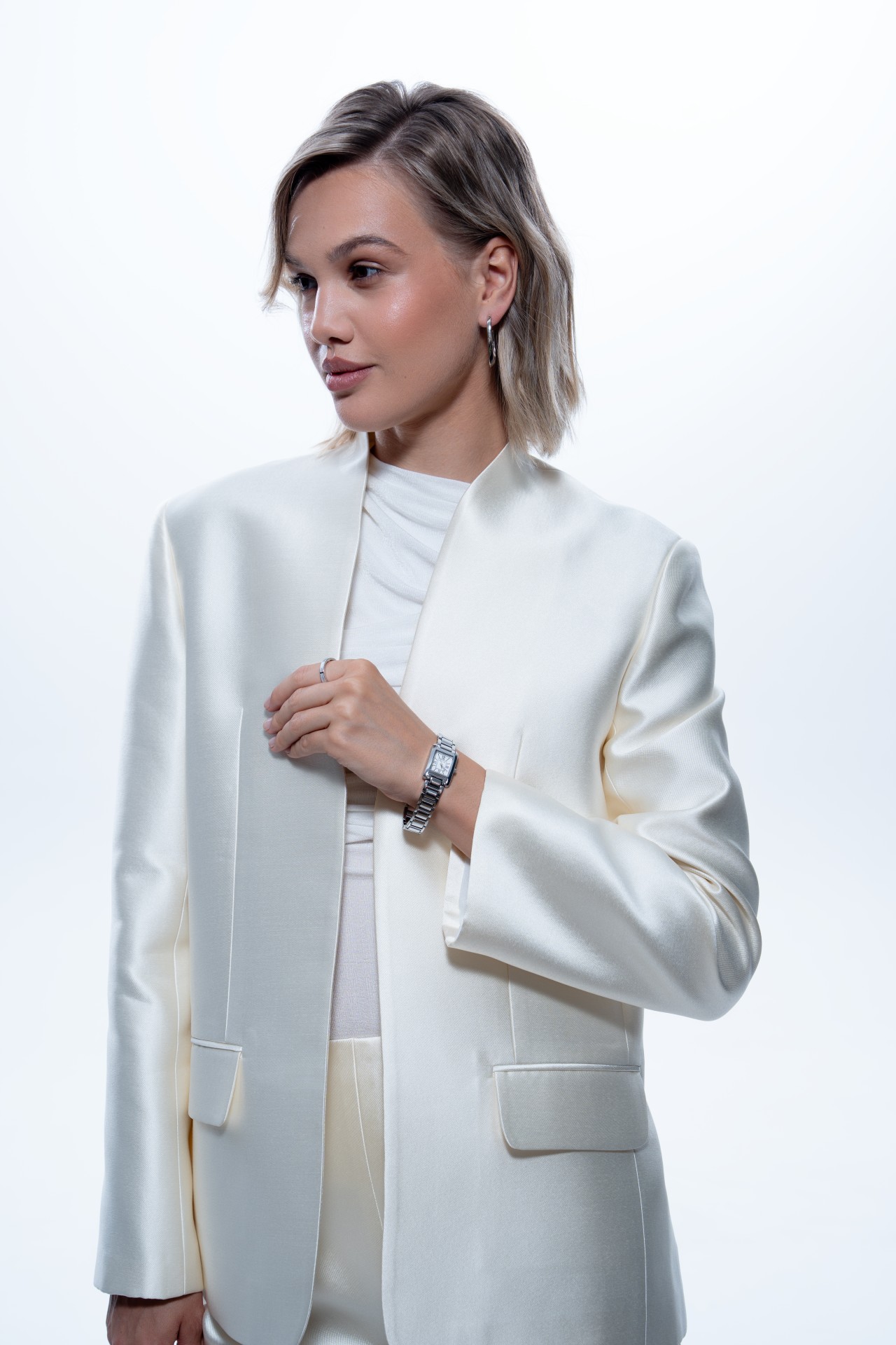 GABRIELE COAT TAFFETA, IVORY