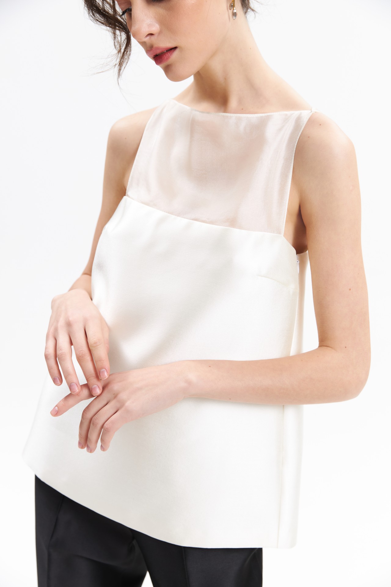 LUPHIA TOP, IVORY