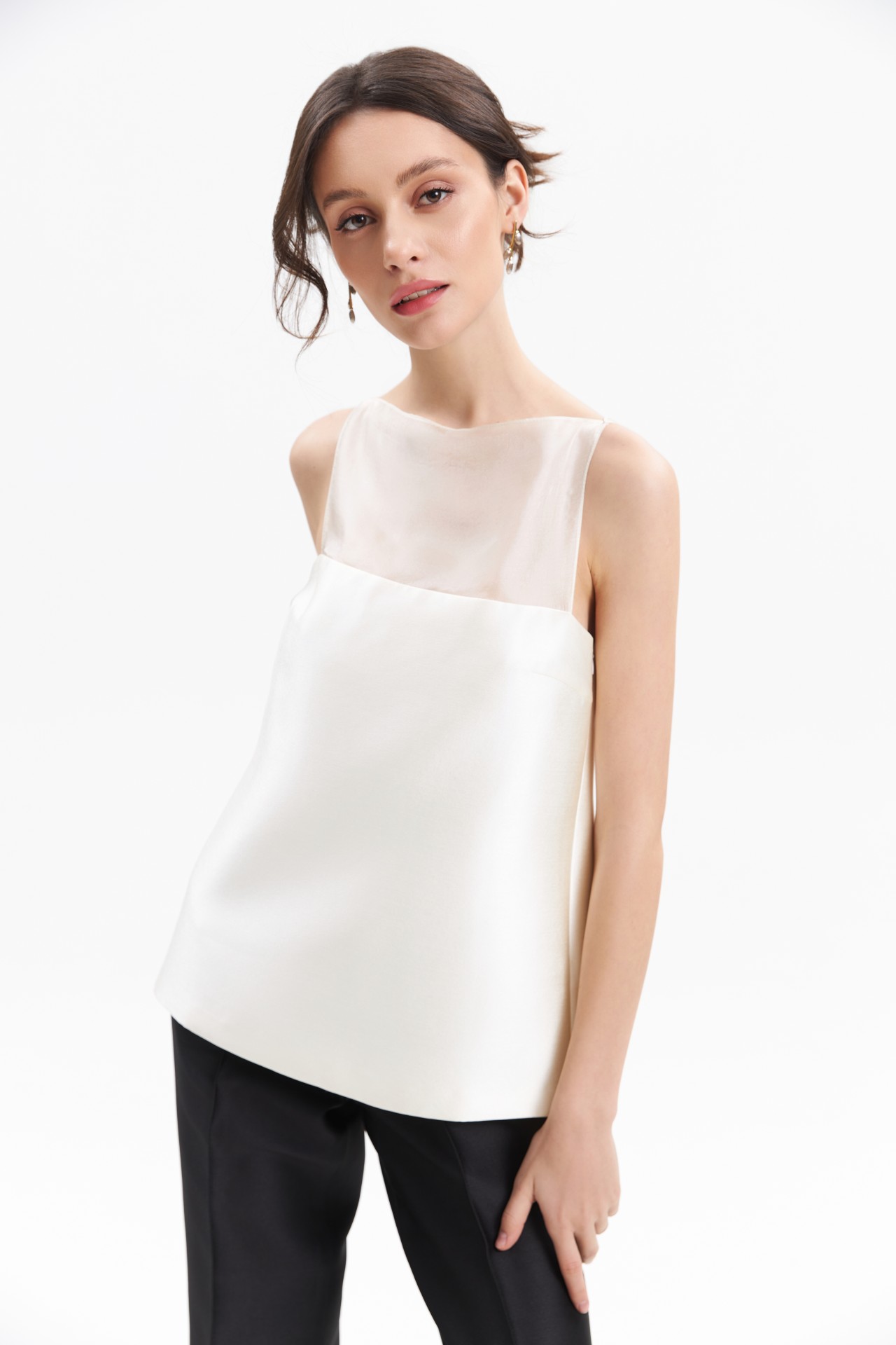 LUPHIA TOP, IVORY