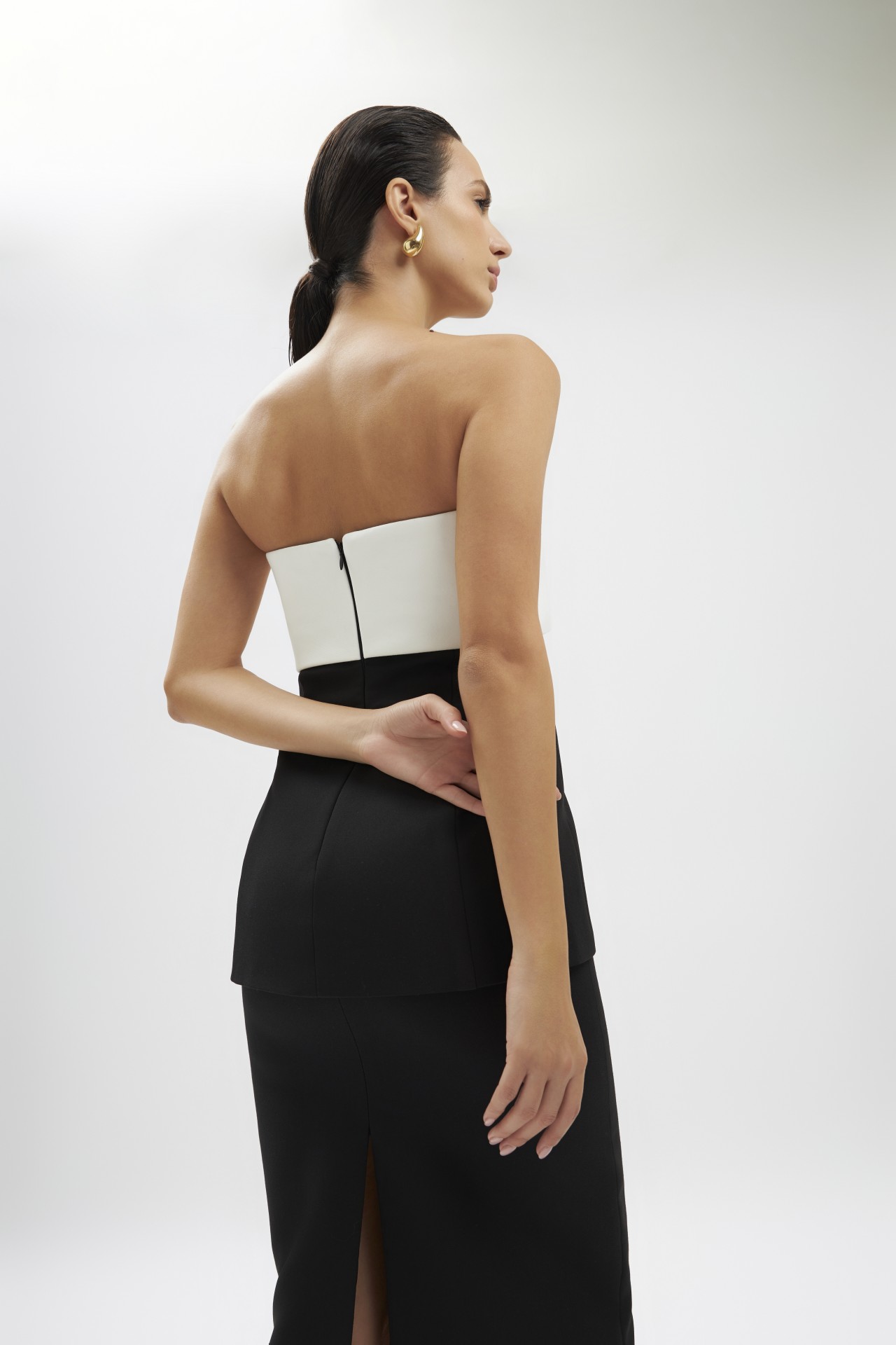 The Savoie Skirt, Black Crepe