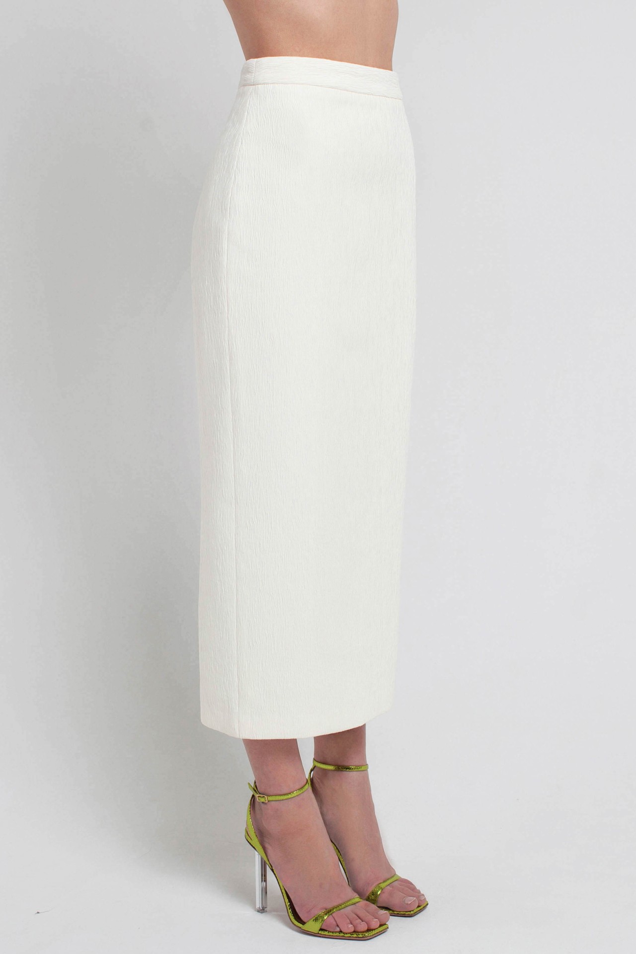 KANITA SKIRT, IVORY JACQUARD