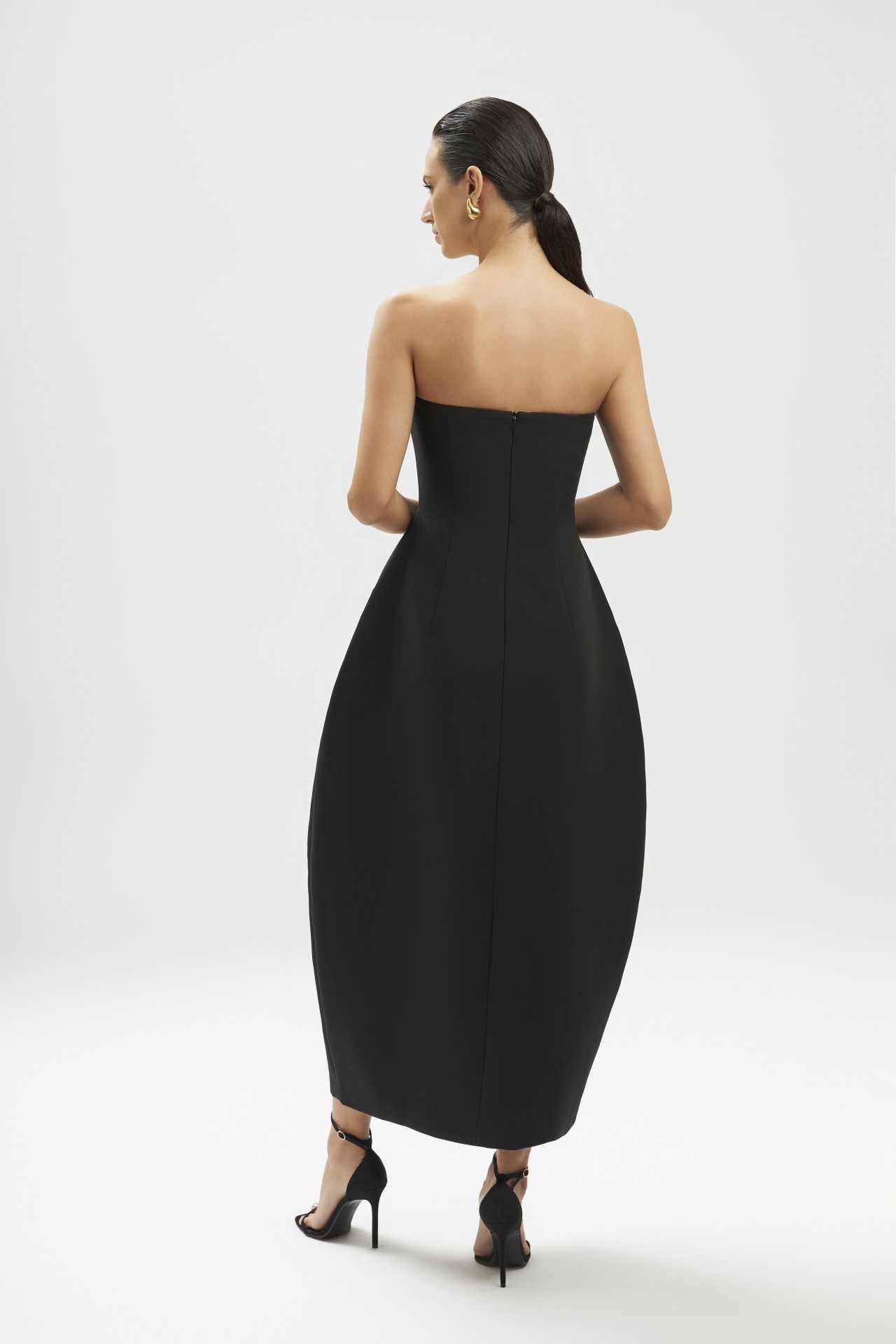 NITA DRESS, BLACK